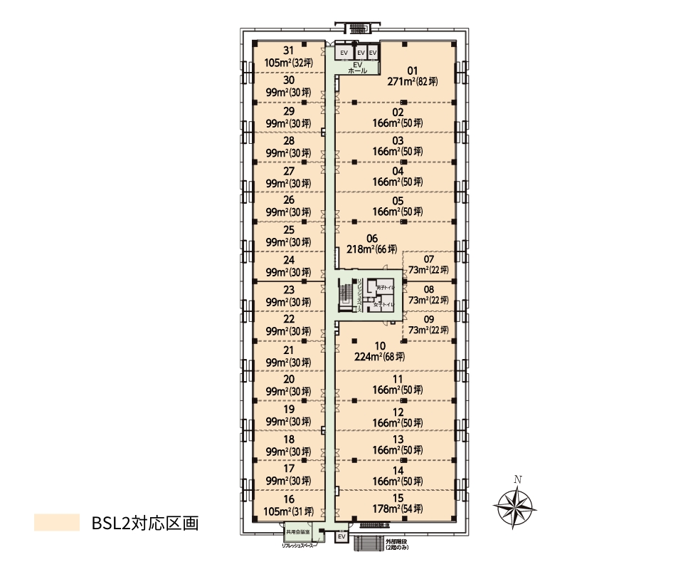 Standard floor plan